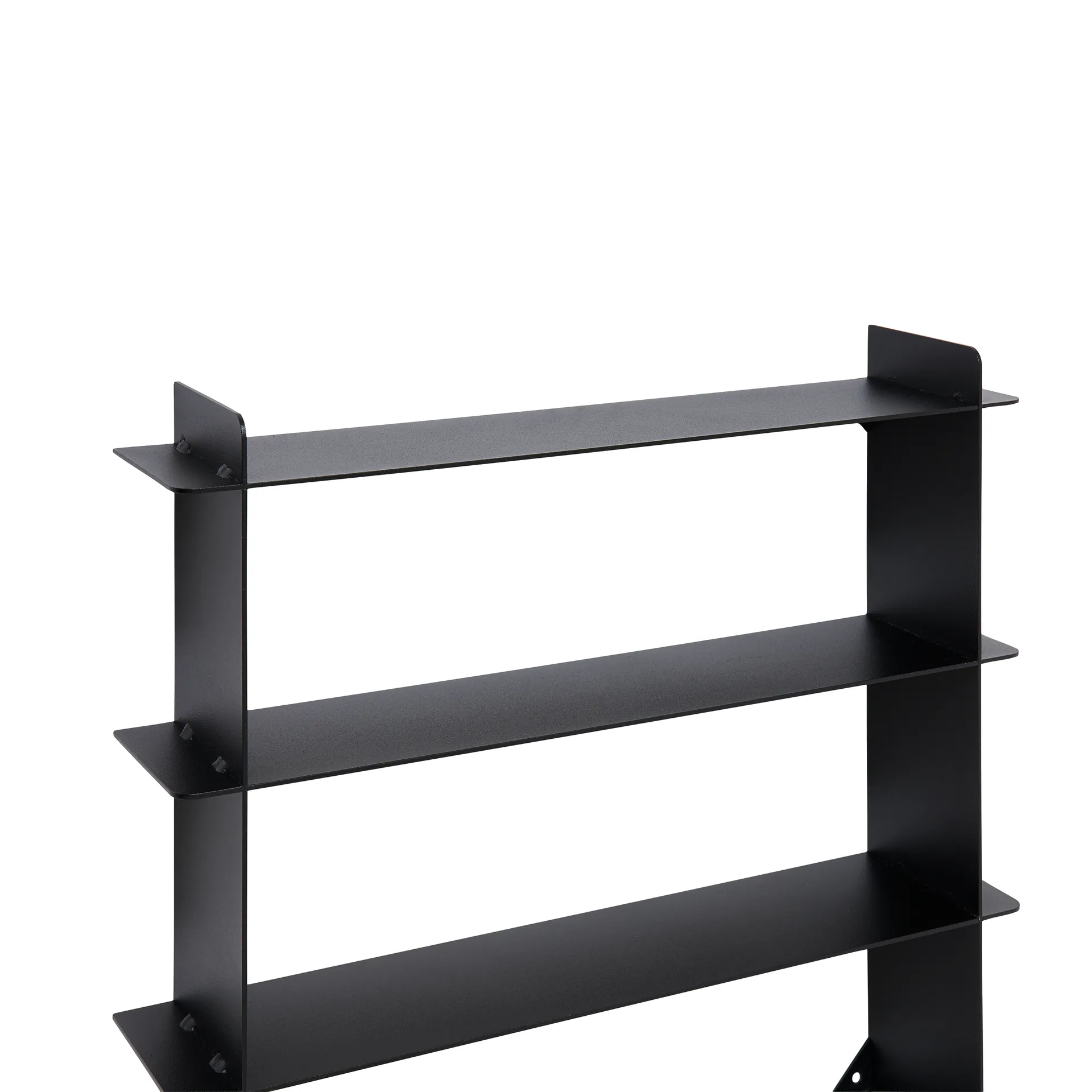 Division ράφι τοίχου, Black steel, 45x45x10 cm Andersen Furniture