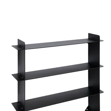 Division ράφι τοίχου - Black steel, 45x45x10 cm - Andersen Furniture