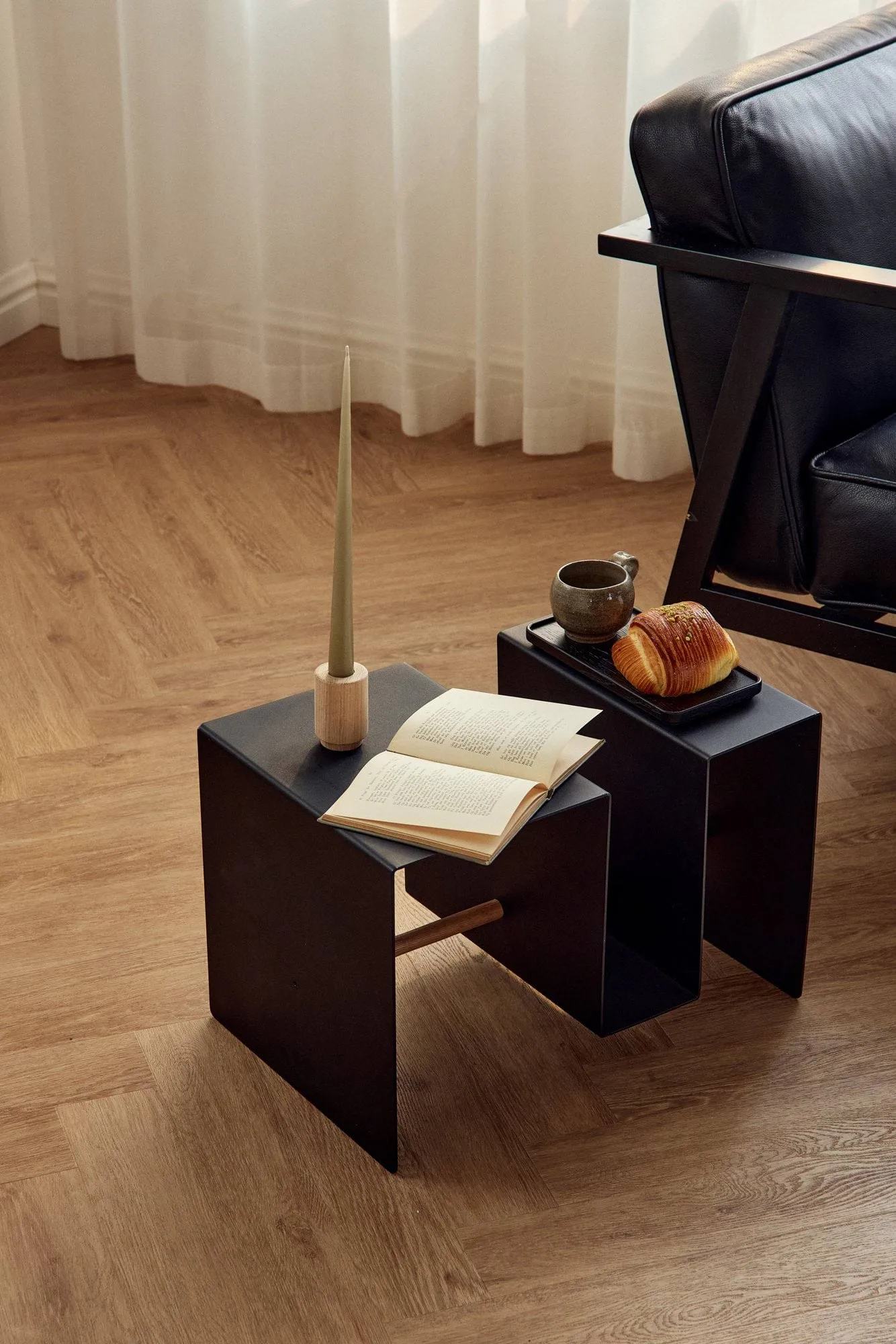 Edge τραπεζάκι πλευρικό, Black (μαύρο) Andersen Furniture
