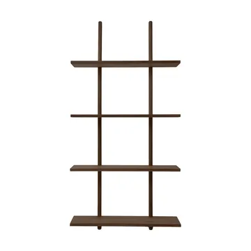 Essence ραφιέρα τοίχου - Smoked Oiled Oak, 70x25x140 cm - Andersen Furniture