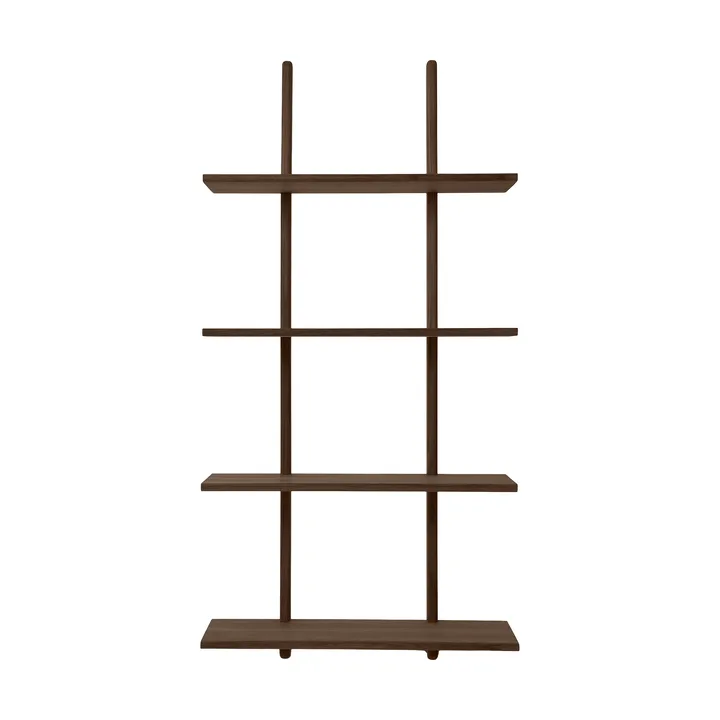 Essence ραφιέρα τοίχου - Smoked Oiled Oak, 70x25x140 cm - Andersen Furniture