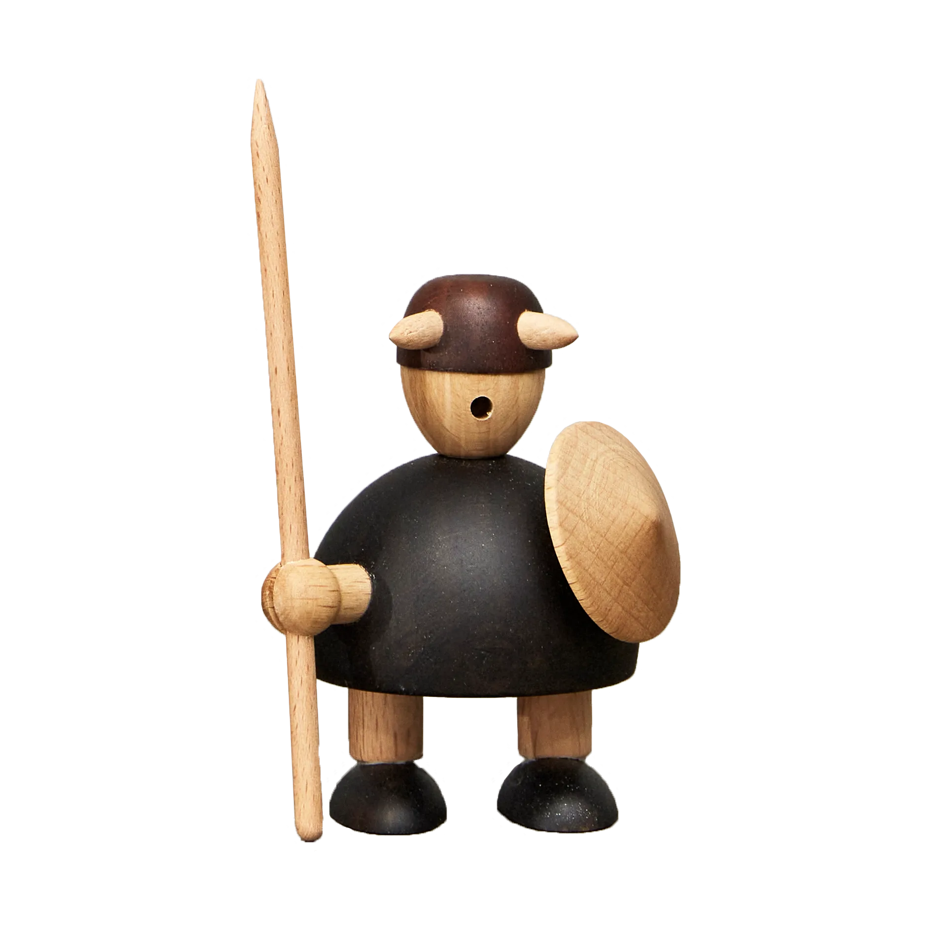 The vikings of Denmark ξύλινη φιγούρα Small, Stained beech Andersen Furniture