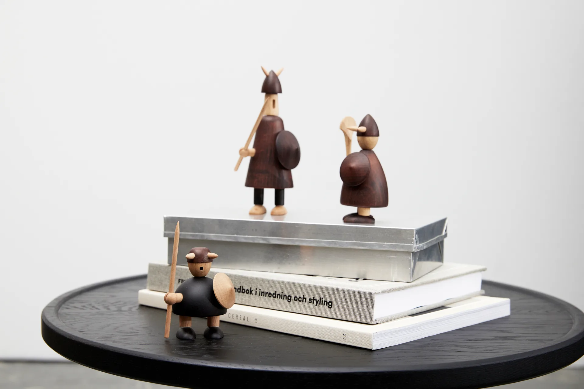 The vikings of Denmark ξύλινη φιγούρα Small, Stained beech Andersen Furniture