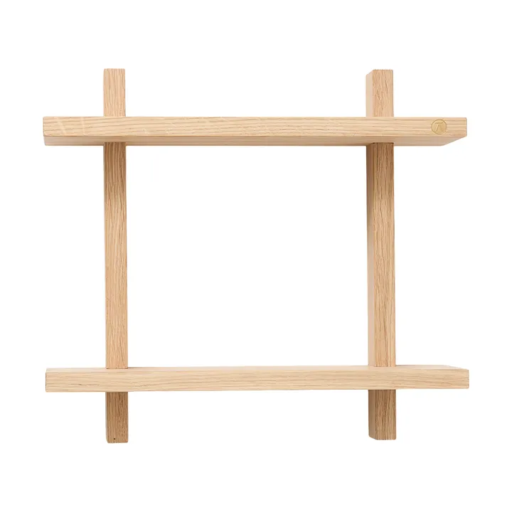 Treat διπλό ράφι τοίχου - Oak, 34x12x34 cm - Andersen Furniture
