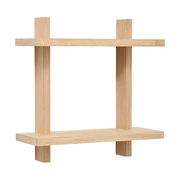 Treat διπλό ράφι τοίχου - Oak, 34x12x34 cm - Andersen Furniture