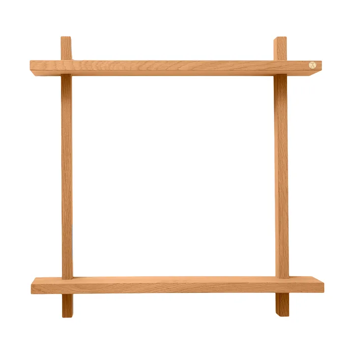 Treat διπλό ράφι τοίχου - Oiled Nature Oak, 50x12x50 cm - Andersen Furniture
