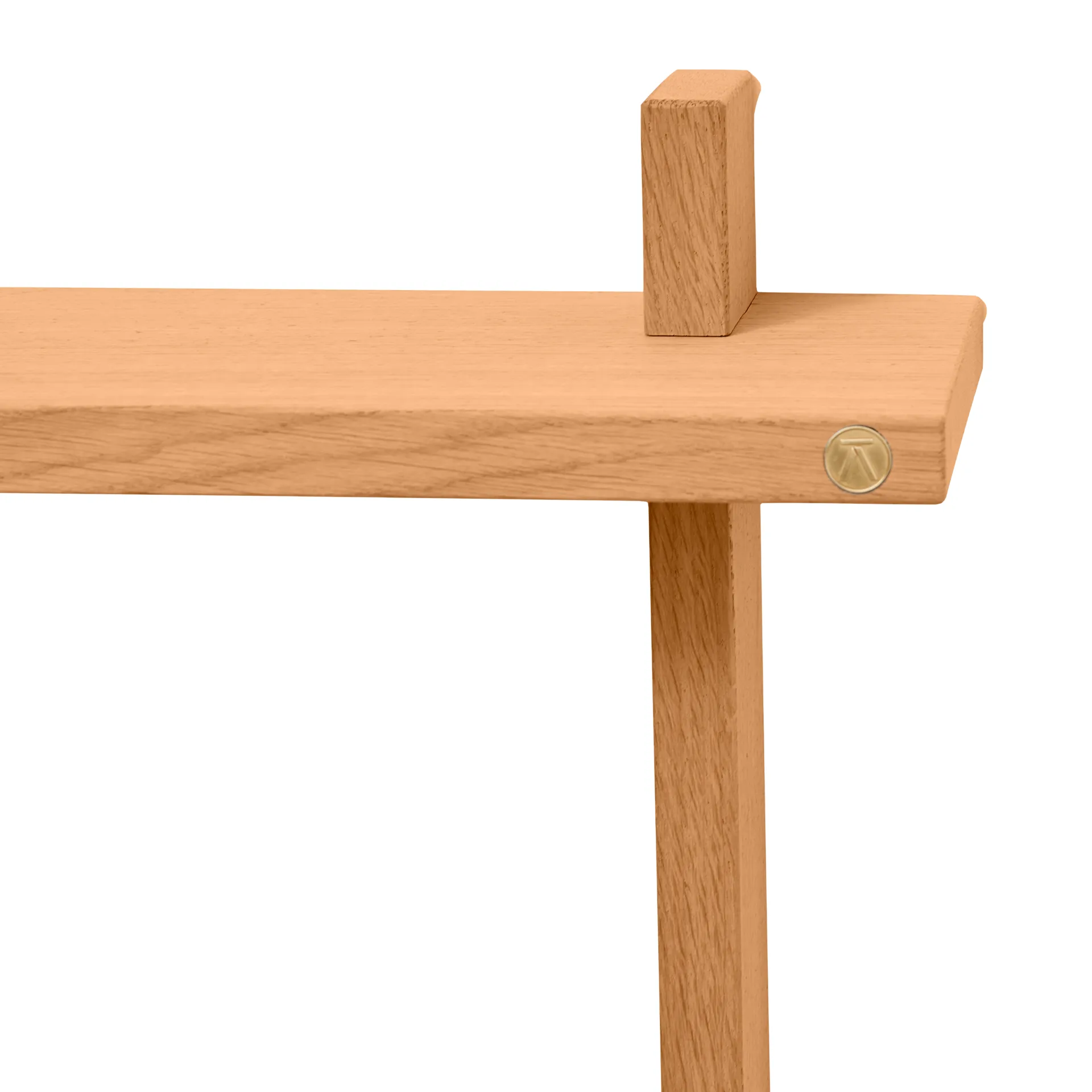 Treat διπλό ράφι τοίχου, Oiled Nature Oak, 50x12x50 cm Andersen Furniture