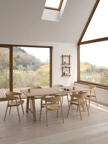 Treat διπλό ράφι τοίχου - Oiled Nature Oak, 50x12x50 cm - Andersen Furniture