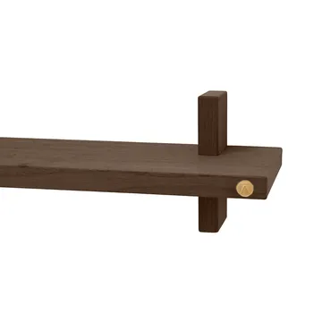 Treat επιτοίχιο ράφι μονό - Smoked Oiled Oak, 50x12x11,2 cm - Andersen Furniture