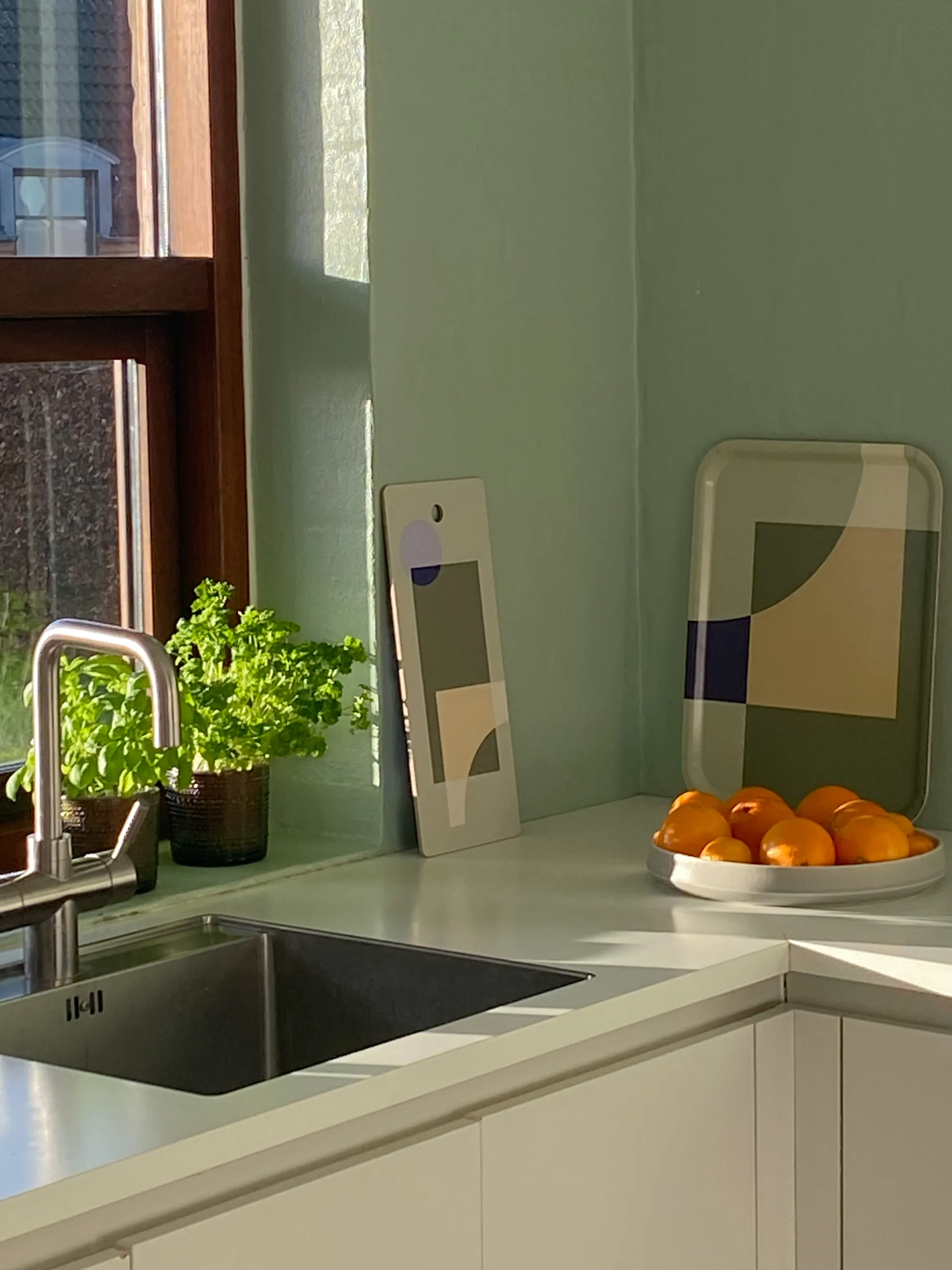 Σανίδα κοπής A tribute to colour, Bio - 40x17 cm Applicata