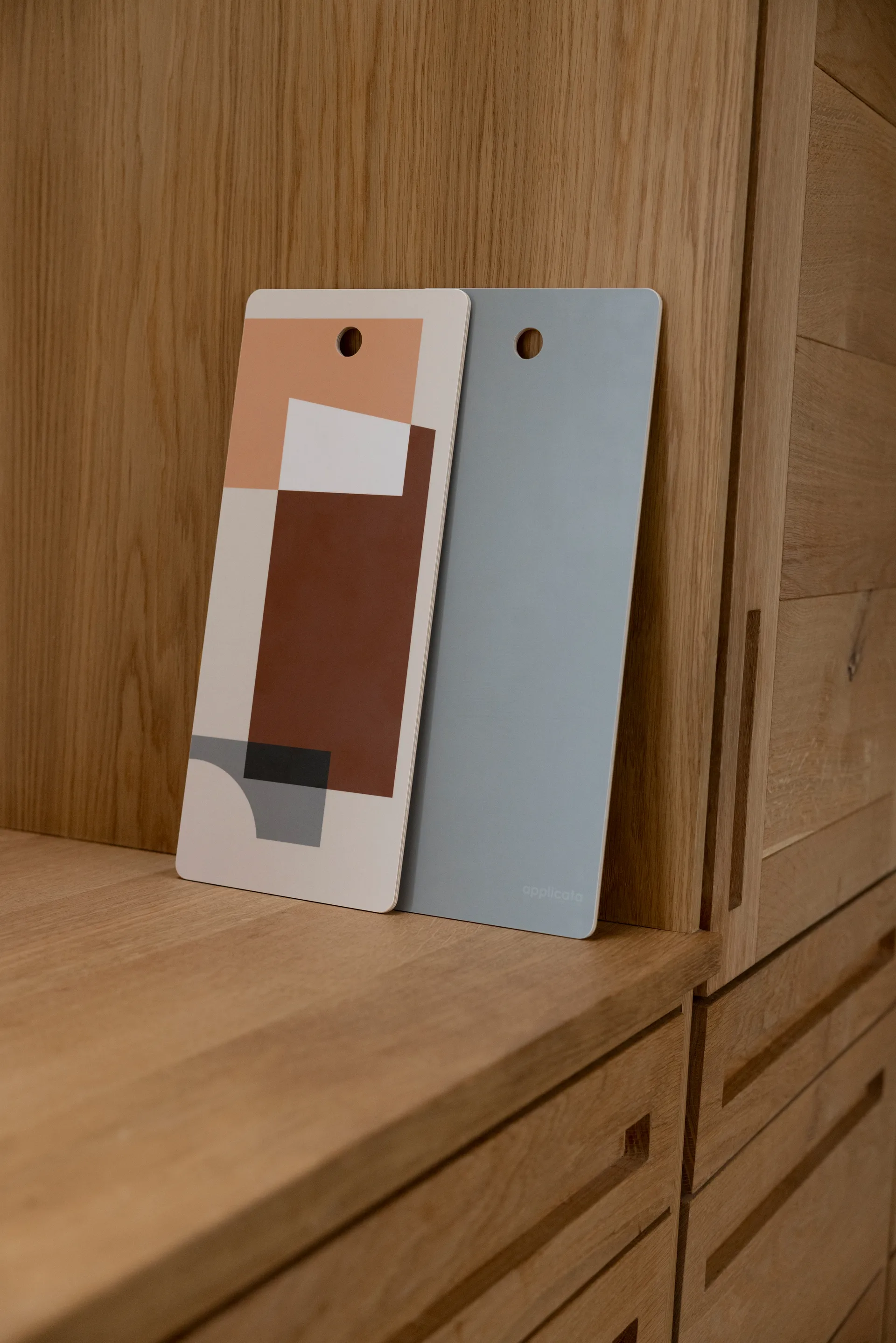 Σανίδα κοπής A tribute to colour, Clay - 40x17 cm Applicata