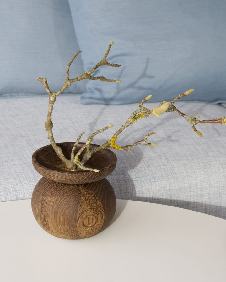 Βάζο Shape bowl , Καπνιστή Δρυς Applicata
