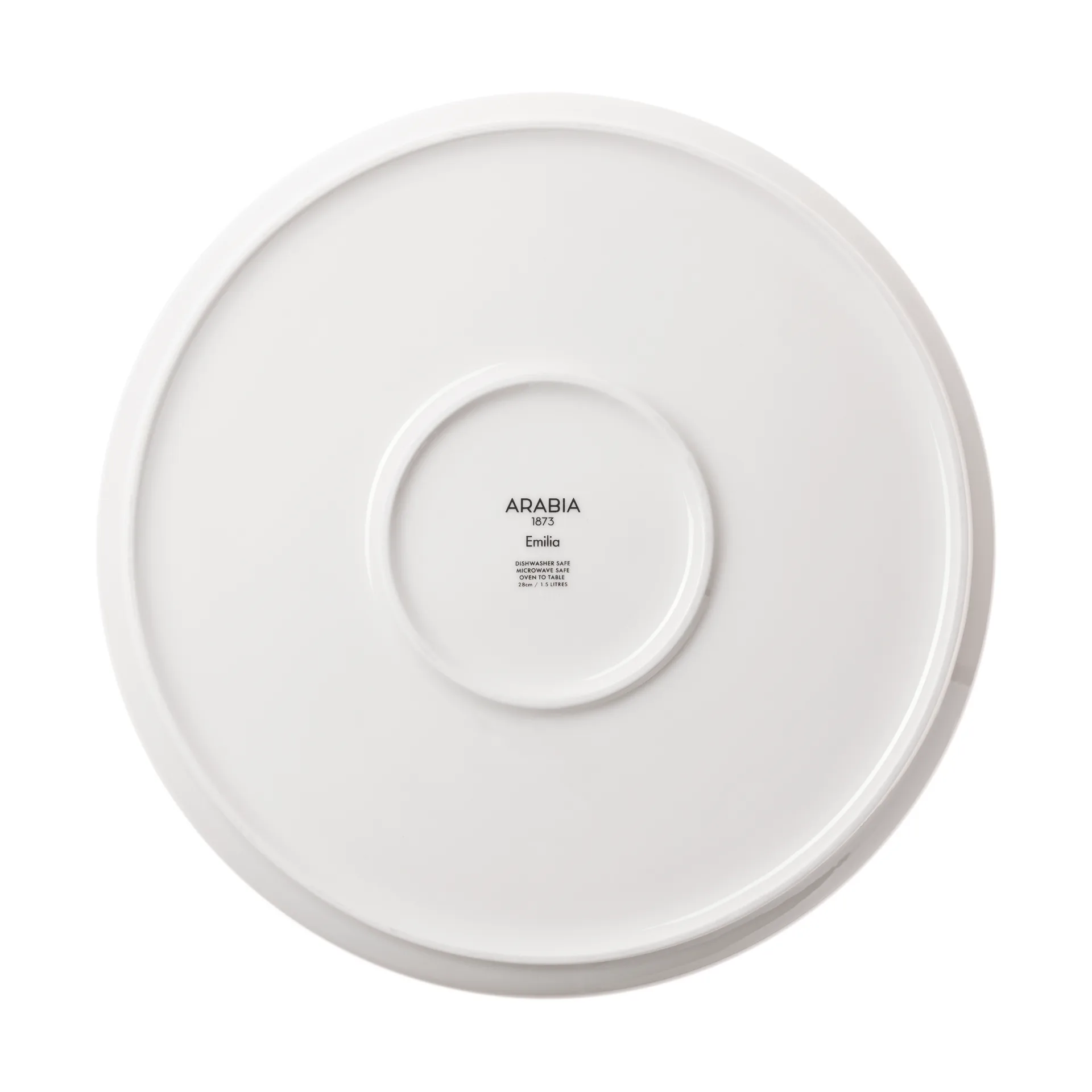 Εμιλία φόρμα για πίτα Ø28 εκ., Μαύρο-λευκό Arabia