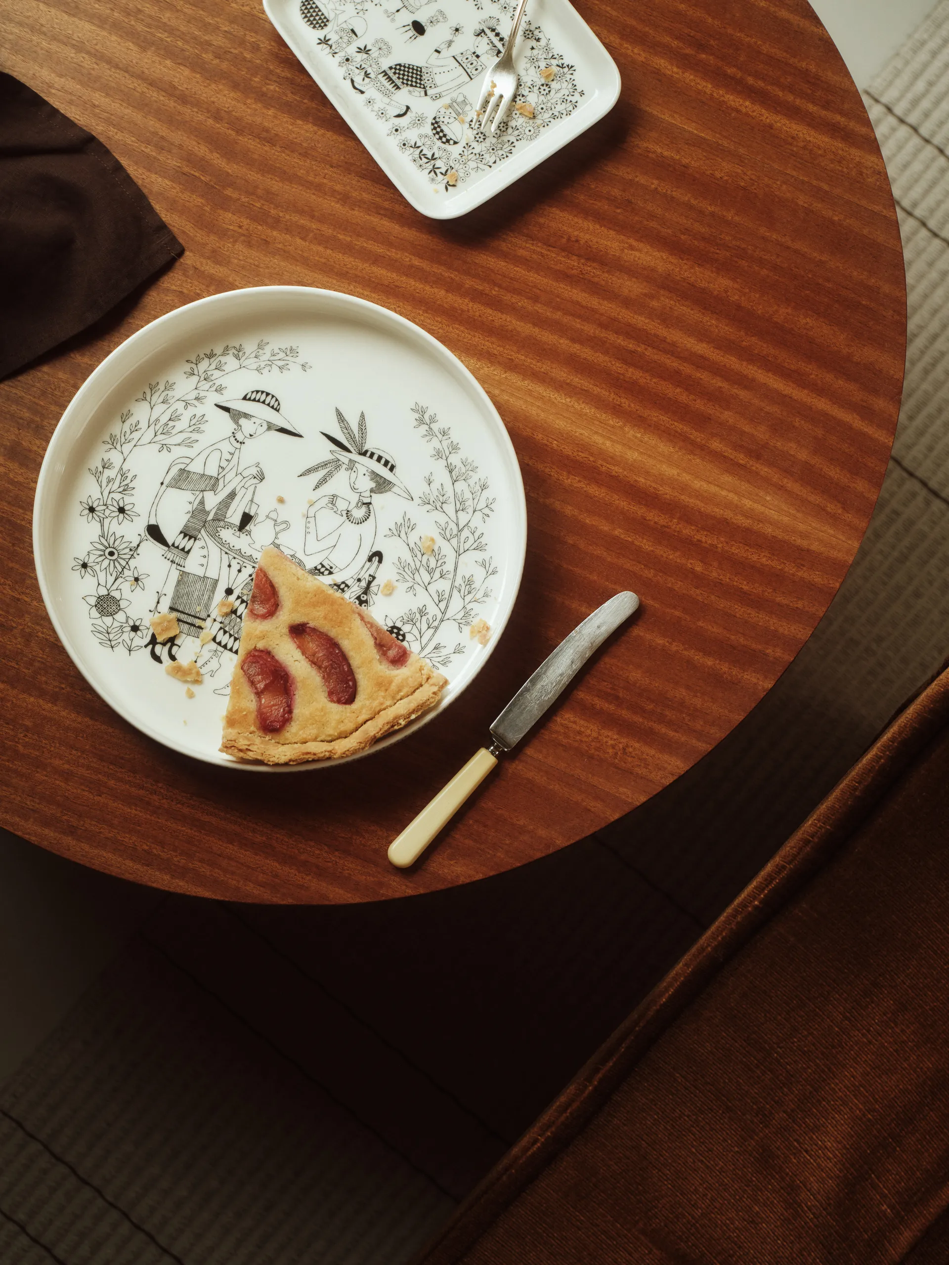 Εμιλία φόρμα για πίτα Ø28 εκ., Μαύρο-λευκό Arabia