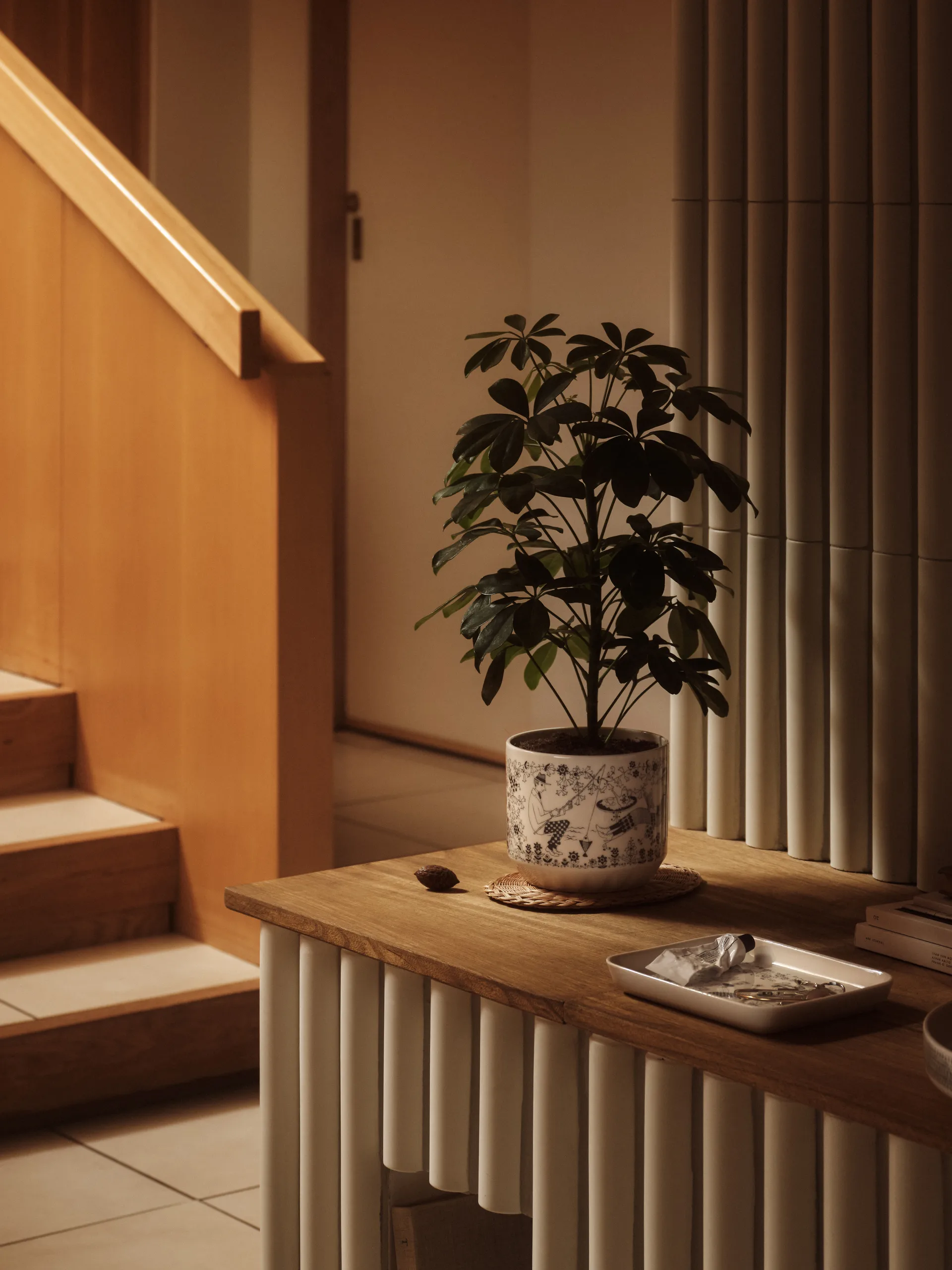 Emilia γλάστρα Ø14 εκ., Μαύρο-λευκό Arabia