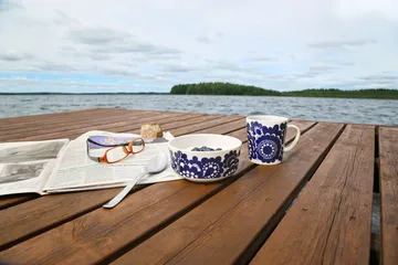 Esteri κούπα 30 cl και μπολ Ø13 cm - Μπλε - Arabia