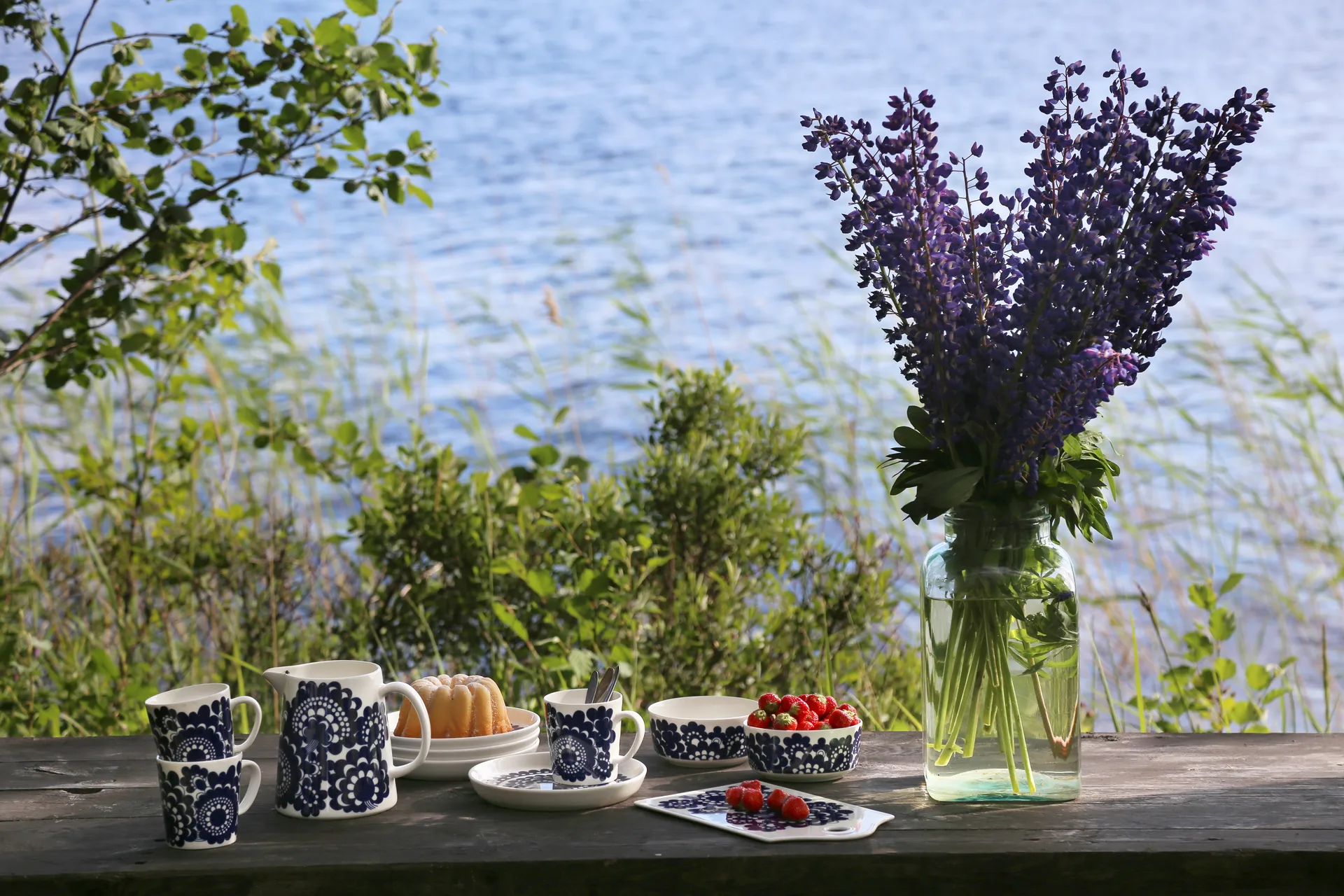 Esteri κούπα 30 cl και μπολ Ø13 cm, Μπλε Arabia