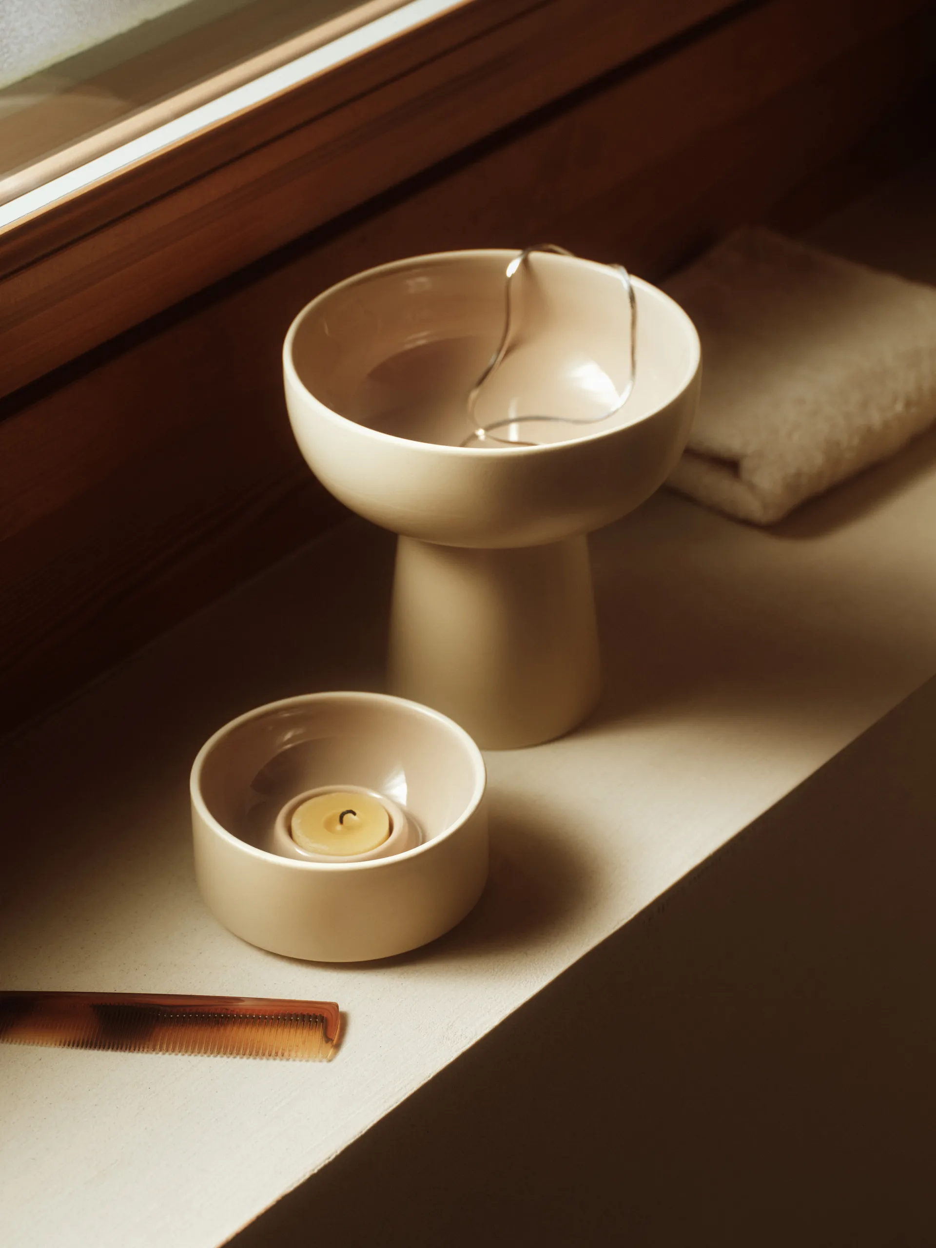 Kirnu φανάρι για κερί Ø11x5 εκ., Μπεζ Arabia