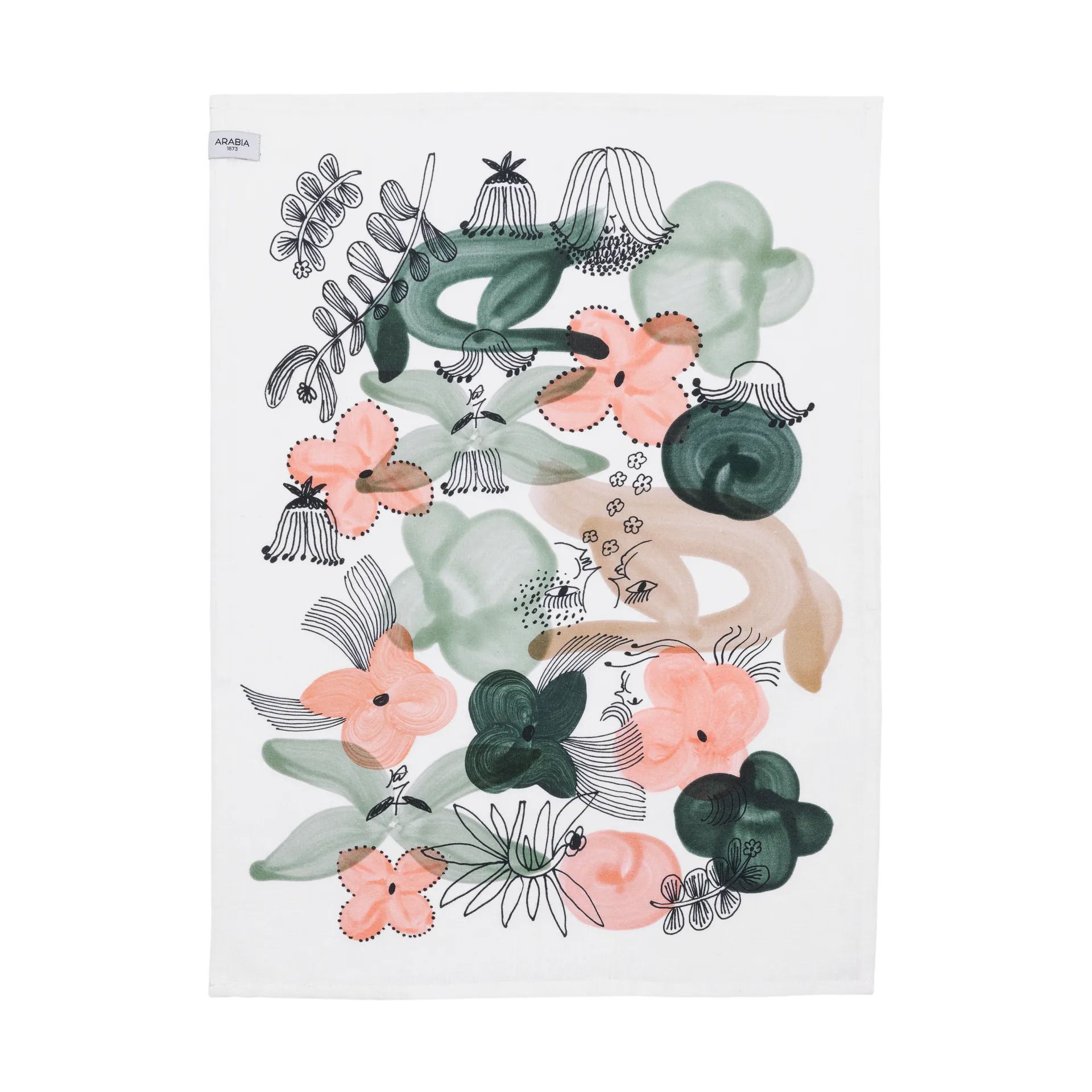 Kukkamaa πετσέτα κουζίνας 50x70 εκ., Πράσινο Arabia