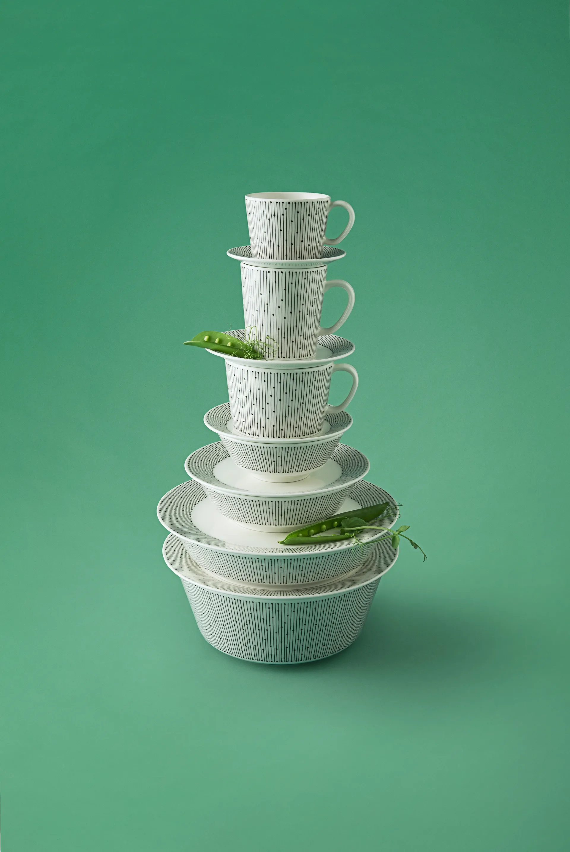 Mainio Sarastus πιατάκι Ø 11,5 cm, Μαύρο-λευκό Arabia