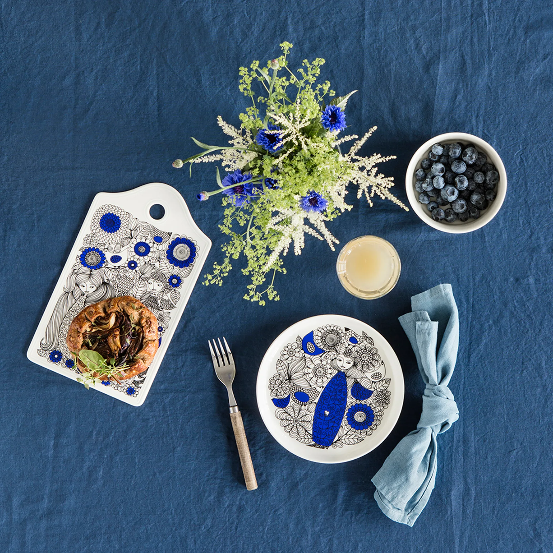 Palargeaali πιάτο Ø19 cm, Μπλε Arabia