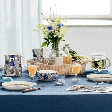 Palargeaali κούπα 30 cl και πιάτο Ø19 cm - Μπλε - Arabia