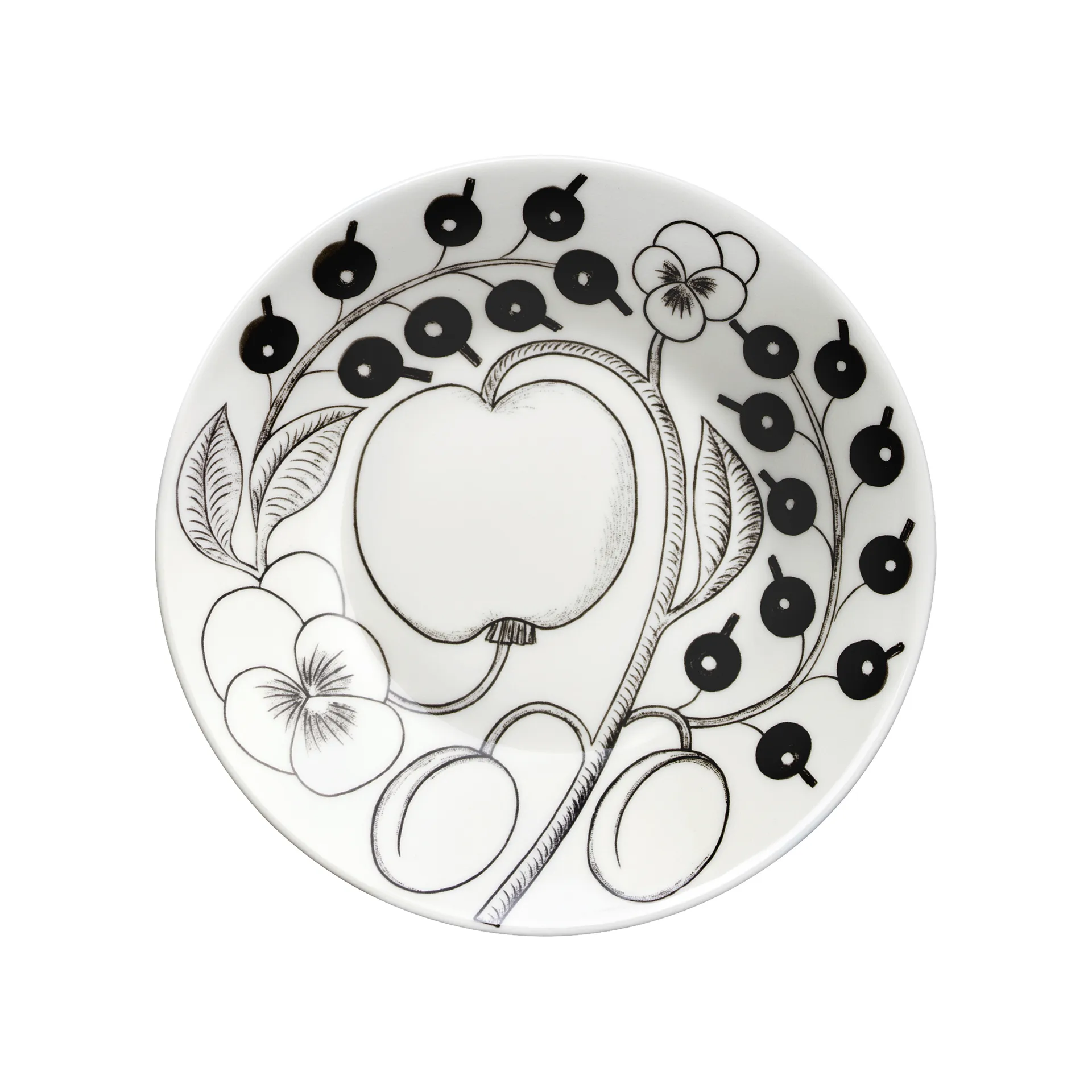 Paratiisi πιατάκι Ø14 cm για φλιτζάνι καφέ 18 cl, Μαύρο Arabia