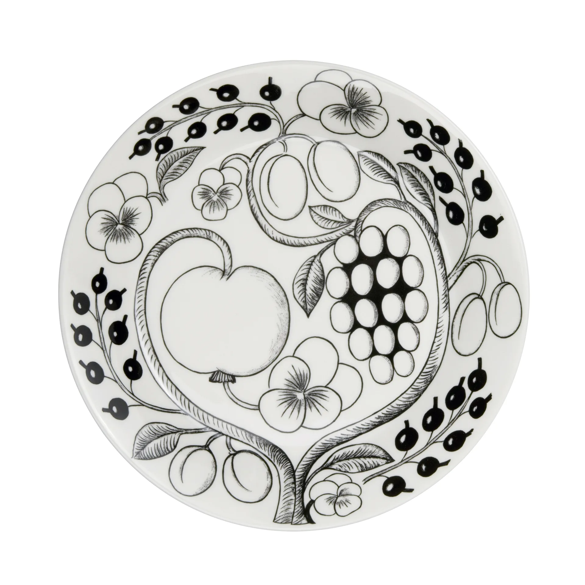 Paratiisi πιάτο Ø26 cm, Μαύρο Arabia