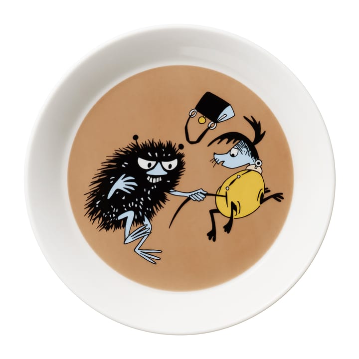 Stinky in action Moomin πιάτο - Καφέ - Arabia
