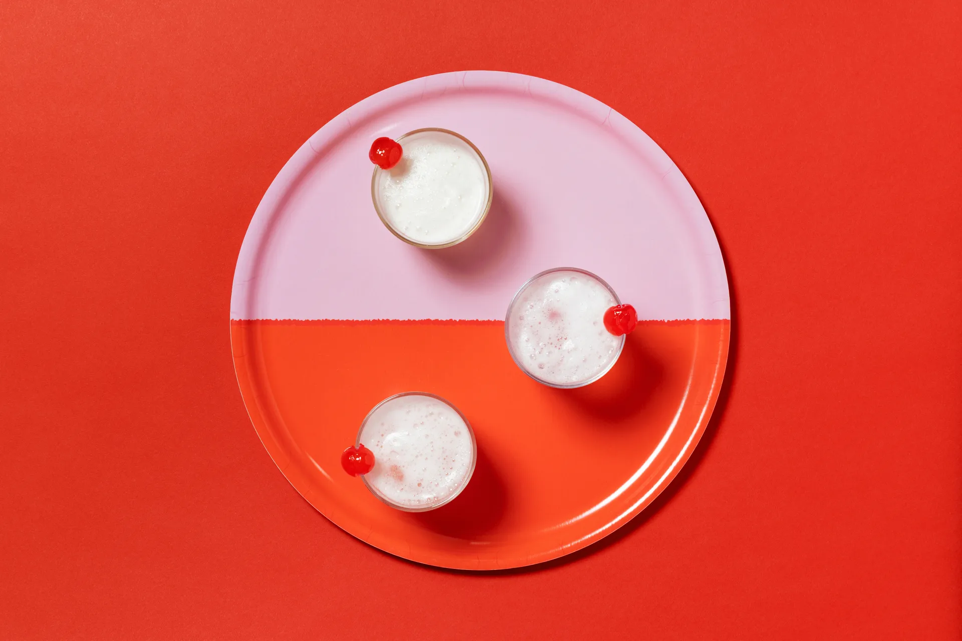 Vuokko δίσκος Ø35 cm, 2-χρωμο ροζ-κόκκινο Arabia