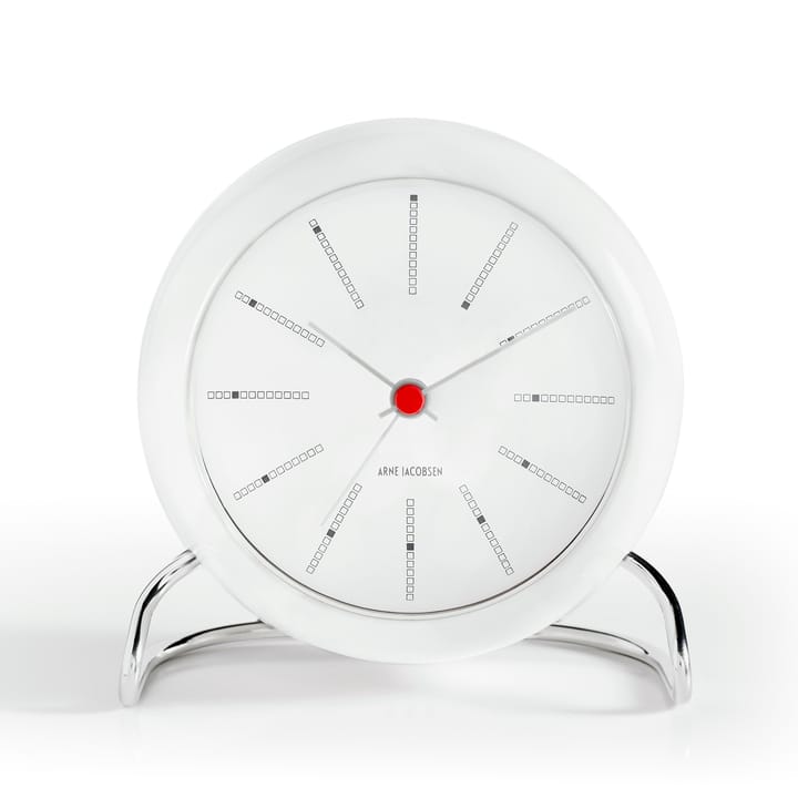 AJ Bankers επιτραπέζιο ρολόι - λευκό - Arne Jacobsen Clocks
