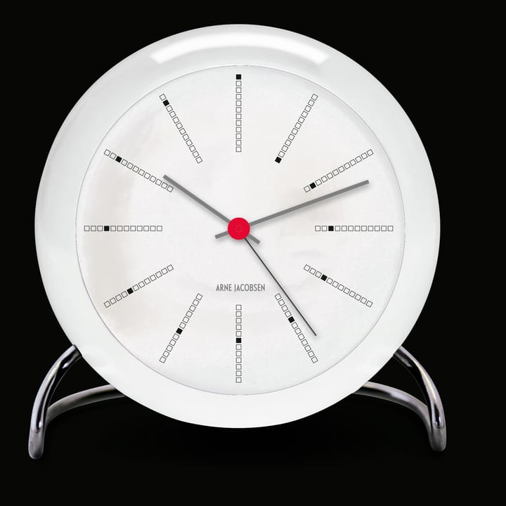 AJ Bankers επιτραπέζιο ρολόι - λευκό - Arne Jacobsen Clocks
