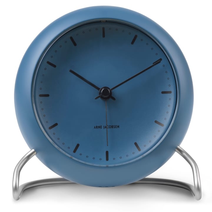 AJ City Hall επιτραπέζιο ρολόι - μπλε της πέτρας - Arne Jacobsen Clocks