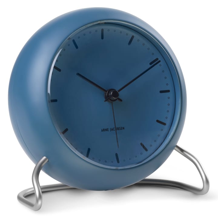AJ City Hall επιτραπέζιο ρολόι, μπλε της πέτρας Arne Jacobsen Clocks