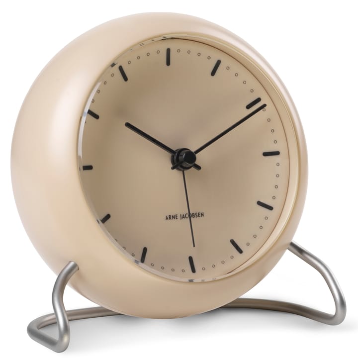 AJ City Hall επιτραπέζιο ρολόι - μπεζ της άμμου - Arne Jacobsen Clocks