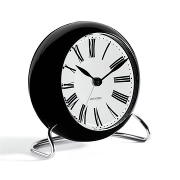 AJ Roman επιτραπέζιο ρολόι - μαύρο - Arne Jacobsen Clocks