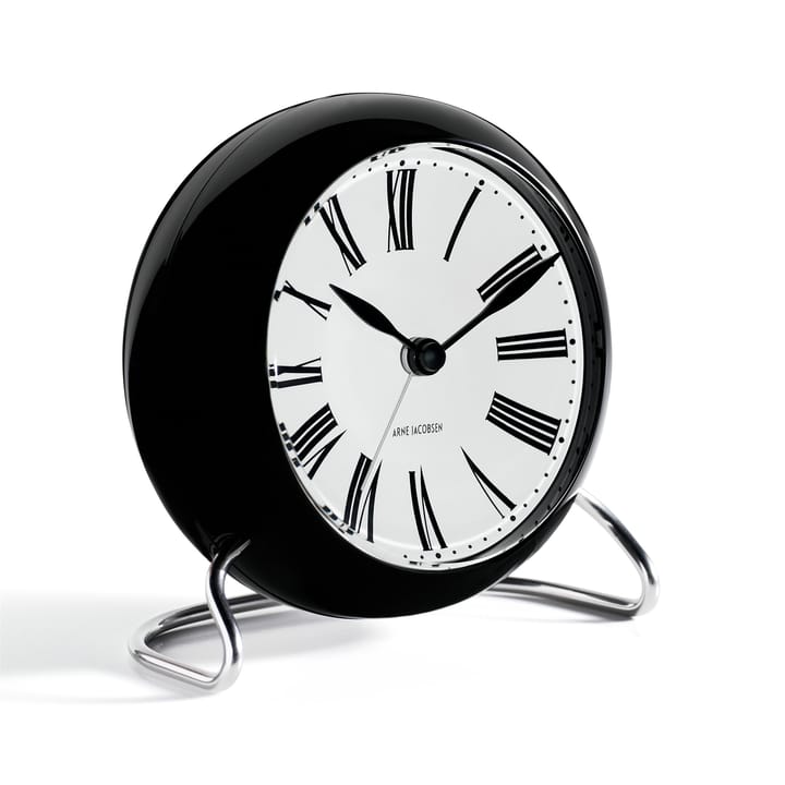 AJ Roman επιτραπέζιο ρολόι, μαύρο Arne Jacobsen Clocks