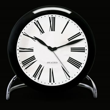 AJ Roman επιτραπέζιο ρολόι - μαύρο - Arne Jacobsen Clocks