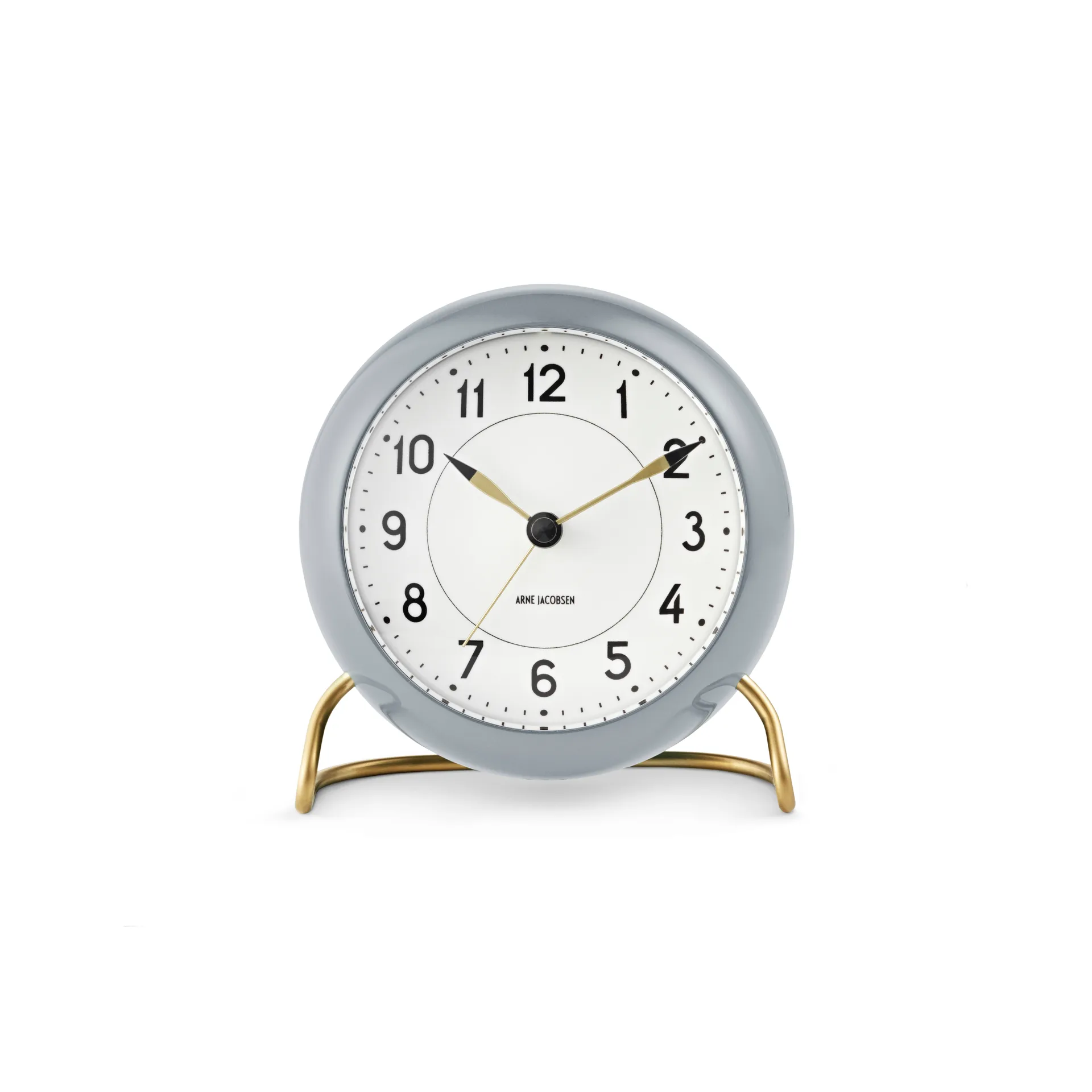 AJ Station ρολόι 12 cm, γκρι-λευκό Arne Jacobsen Clocks