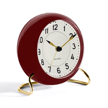 AJ Station επιτραπέζιο ρολόι burgundy - ανοιχτό μπορντό - Arne Jacobsen Clocks