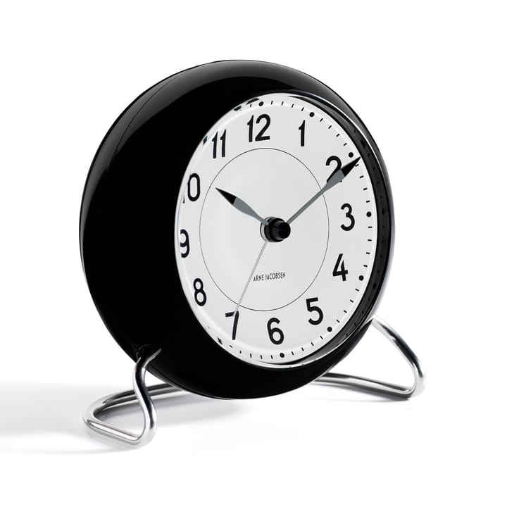 AJ Station επιτραπέζιο ρολόι, μαύρο Arne Jacobsen Clocks