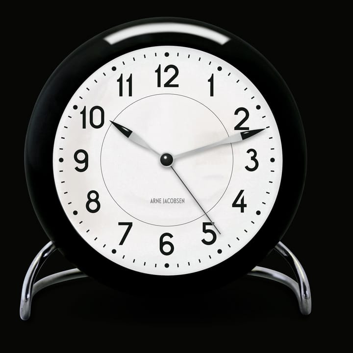 AJ Station επιτραπέζιο ρολόι, μαύρο Arne Jacobsen Clocks