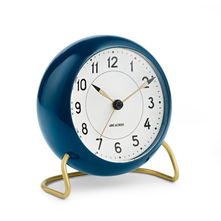 AJ Station επιτραπέζιο ρολόι πετρόλ - μπλε πετρ�όλ - Arne Jacobsen Clocks