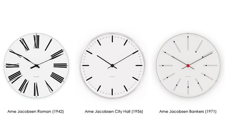 Arne Jacobsen Bankers ρολόι τοίχου - Ø 160 mm - Arne Jacobsen Clocks