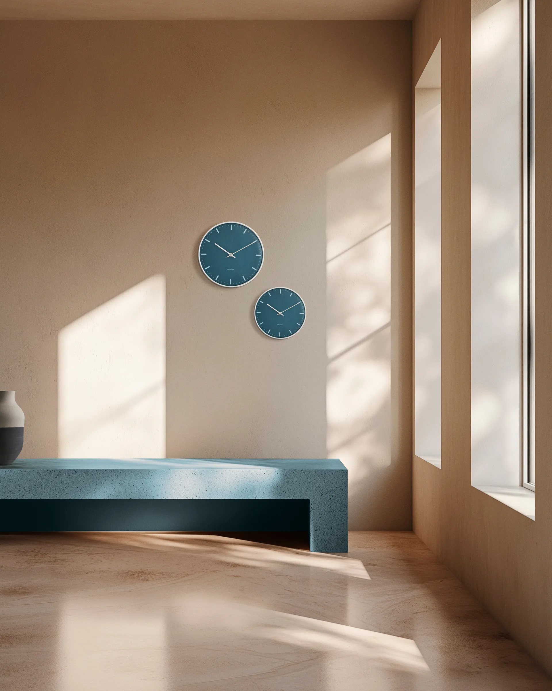 Arne Jacobsen City Hall ρολόι, Μπλε, Ø21 εκ. Arne Jacobsen Clocks