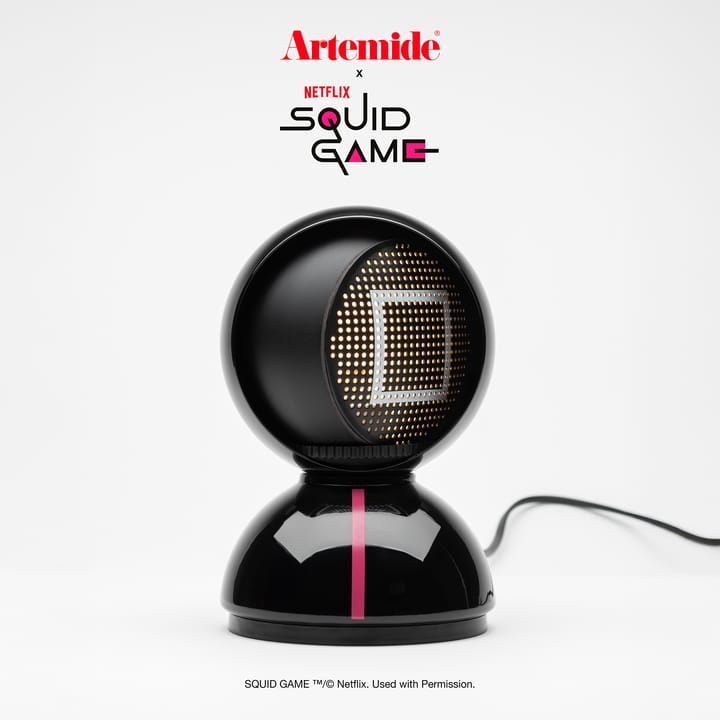 Eclisse x Squid Game φωτιστικό τραπεζιού Special Edition, Guard black Artemide