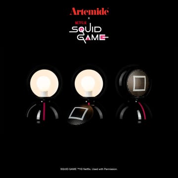 Eclisse x Squid Game φωτιστικό τραπεζιού Special Edition - Guard black - Artemide