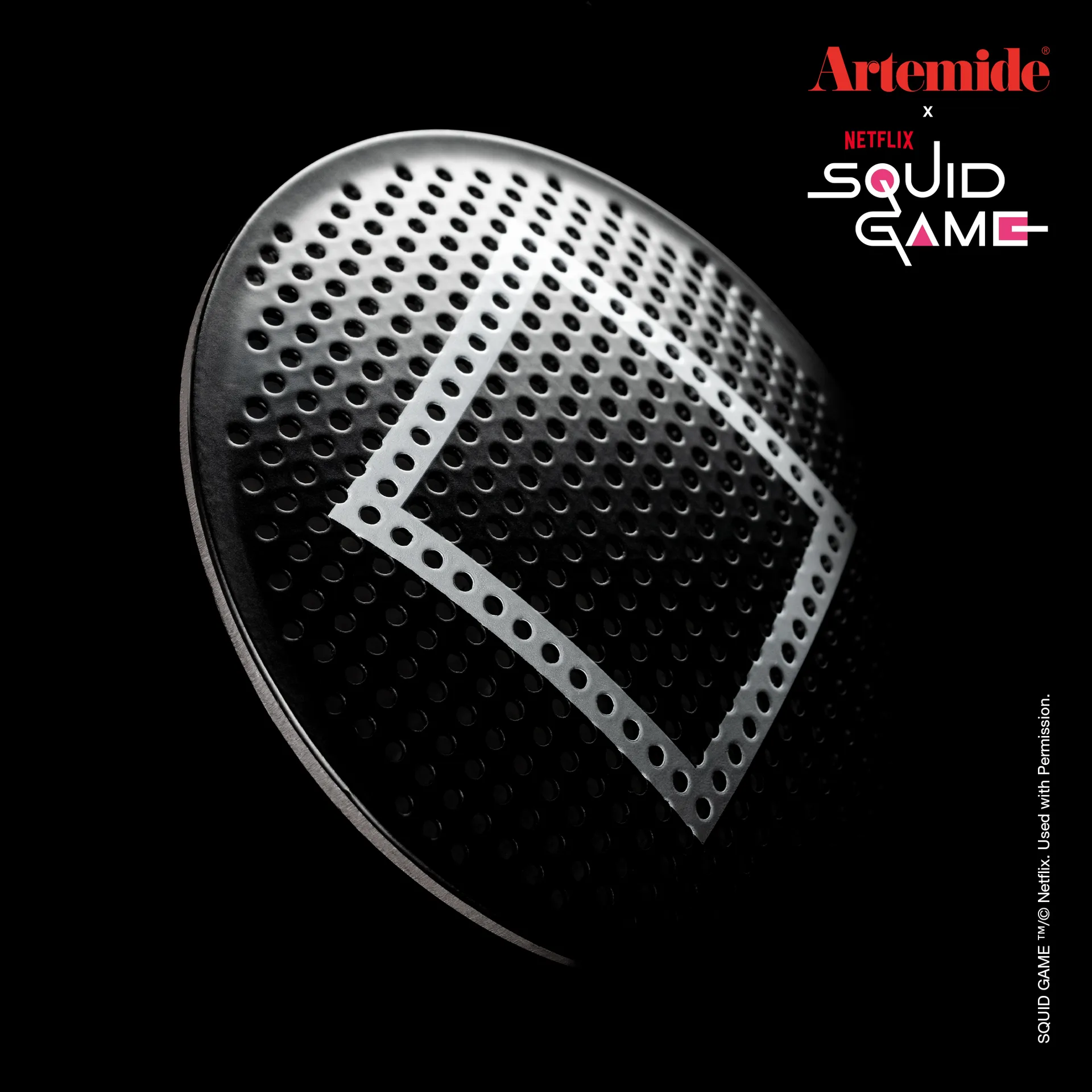 Eclisse x Squid Game φωτιστικό τραπεζιού Special Edition, Guard black Artemide