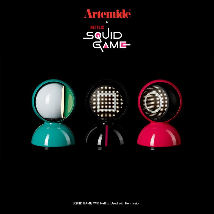 Eclisse x Squid Game φωτιστικό τραπεζιού Special Edition, Guard pink Artemide
