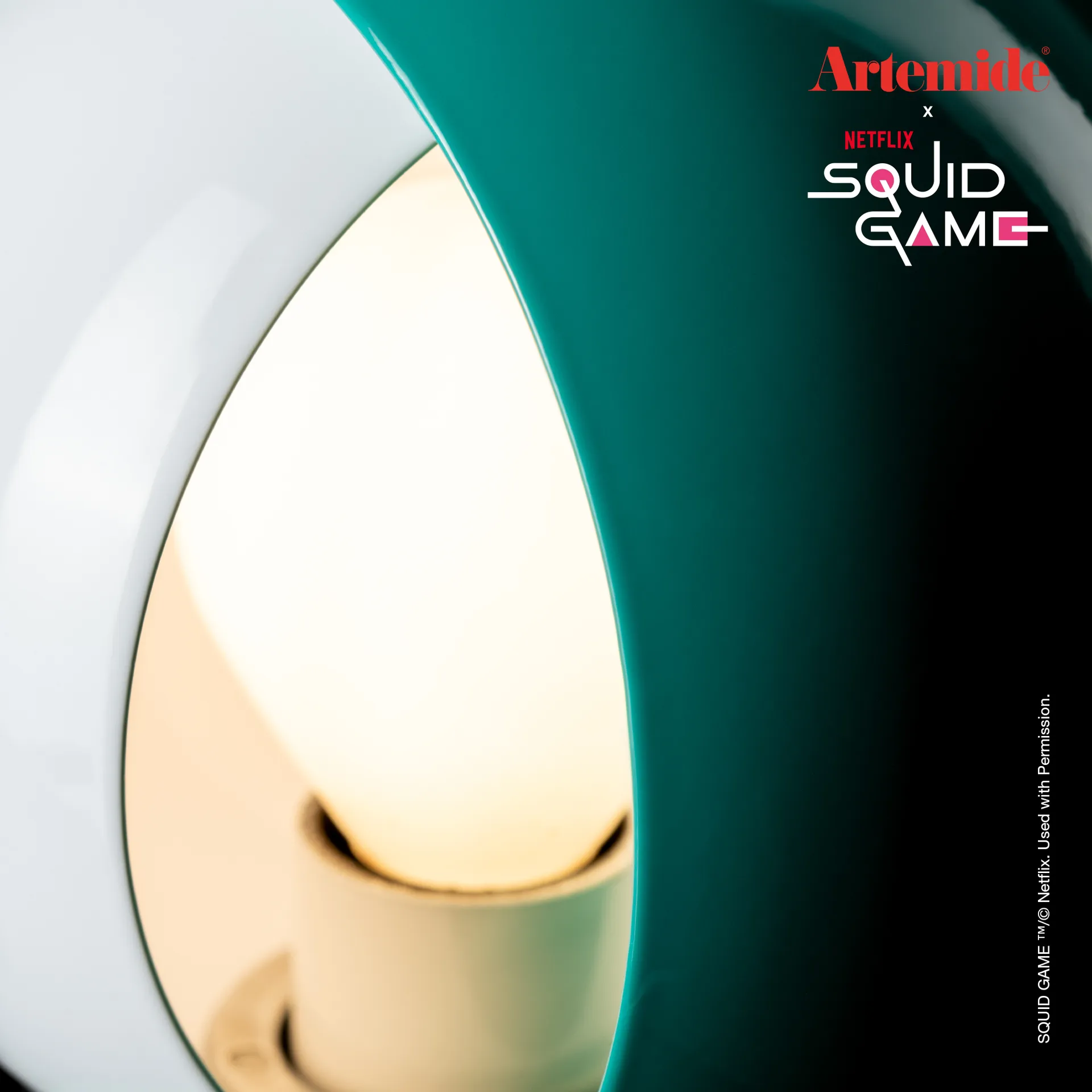 Eclisse x Squid Game φωτιστικό τραπεζιού Special Edition, Player Artemide
